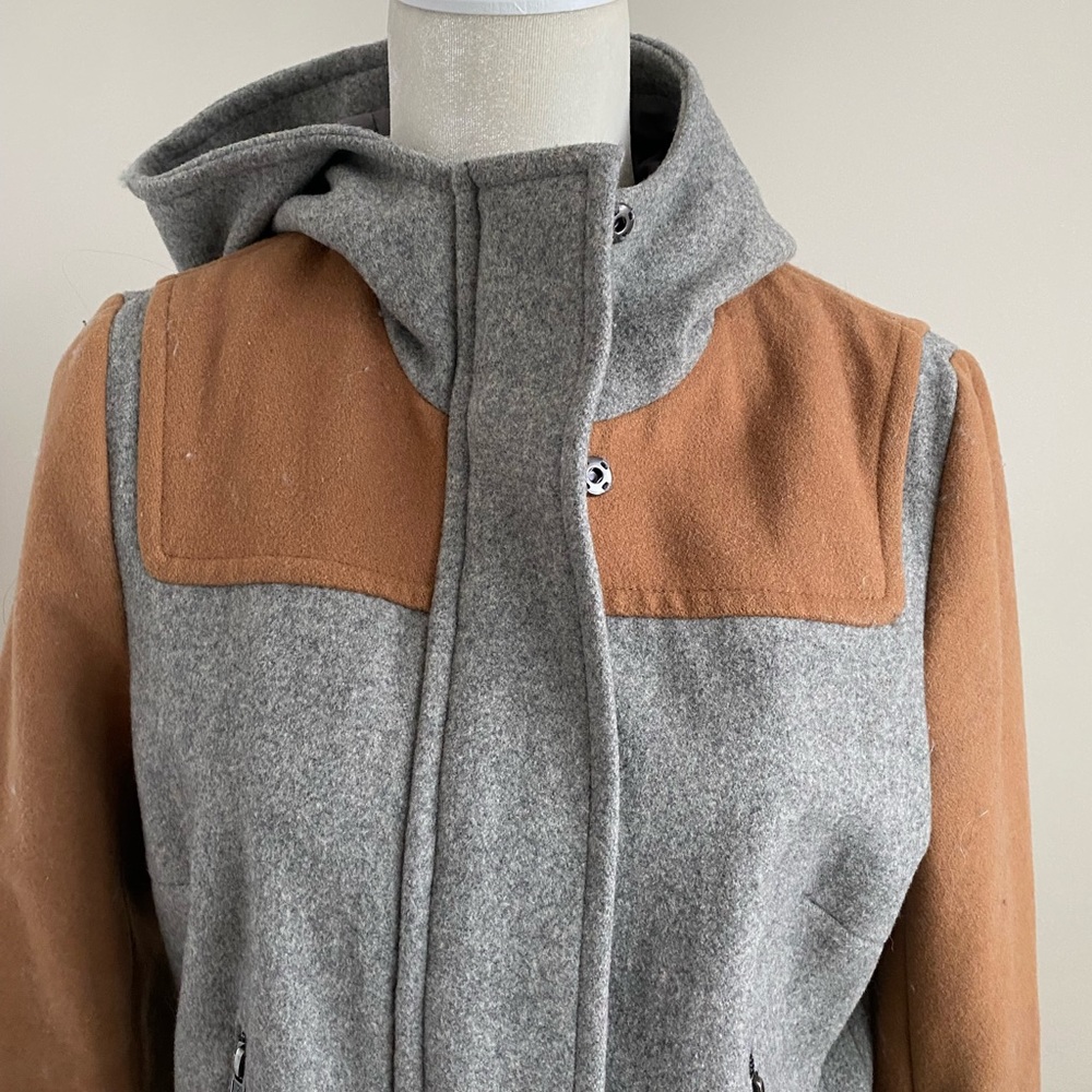 Rare Boden Two-Tone Wool Car Coat - Picture 5 of 11